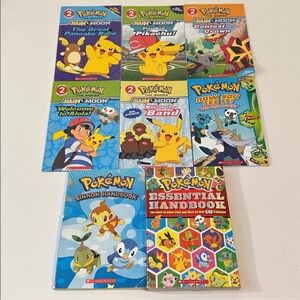 8 POKEMON KIDS BOOKS